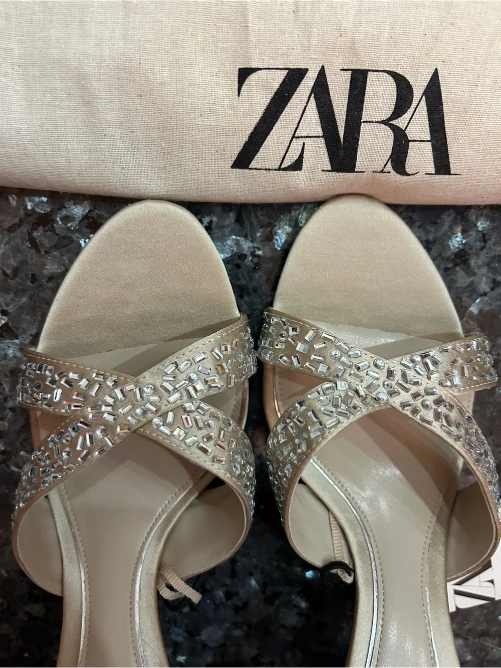 Zara slide heels